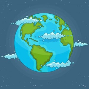 Geografia 5º Ano Fundamental –  Localização da América, países da América, localização da América do Sul, países da América do Sul, fronteiras do Brasil, Unidades da Federação e Regiões do Brasil.